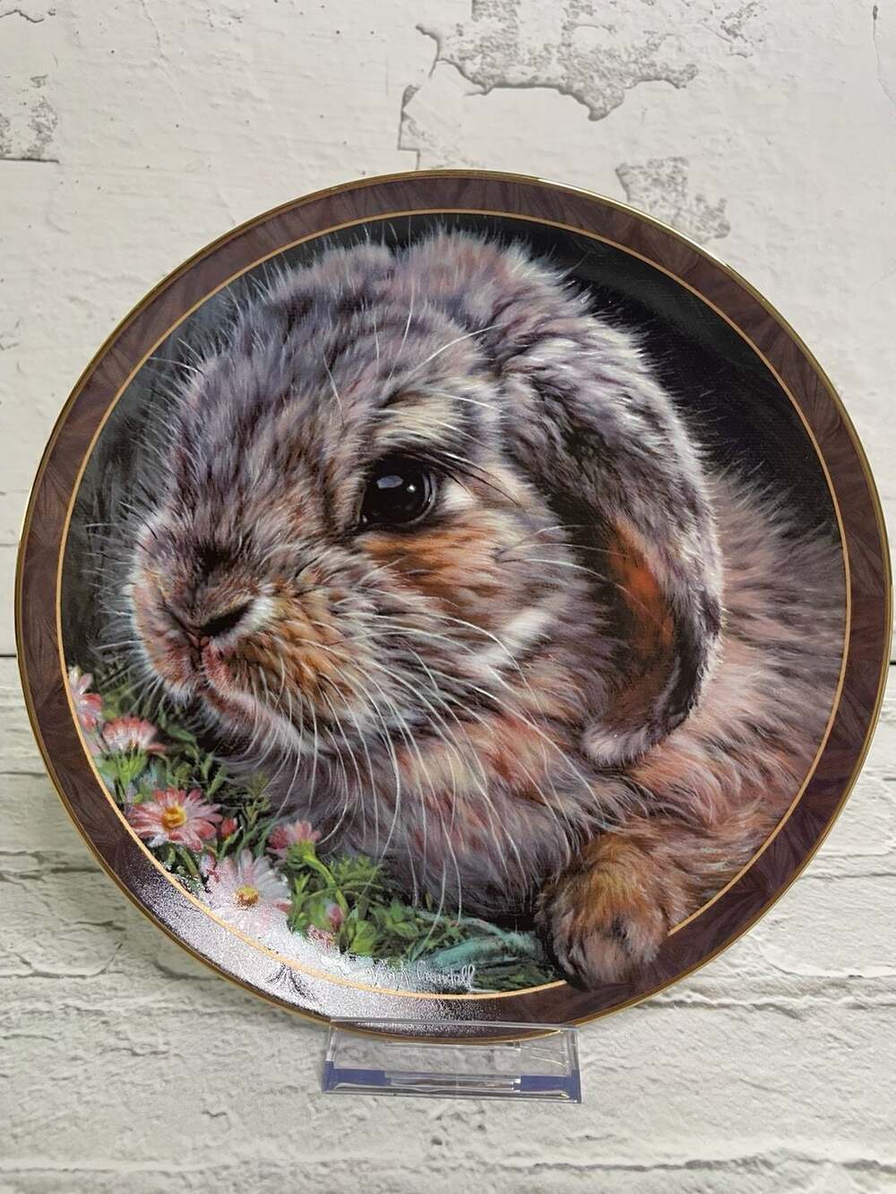 Bradford Exchange Bunny Tales Ms. Daisy Collector Plate by Vivi Crandall